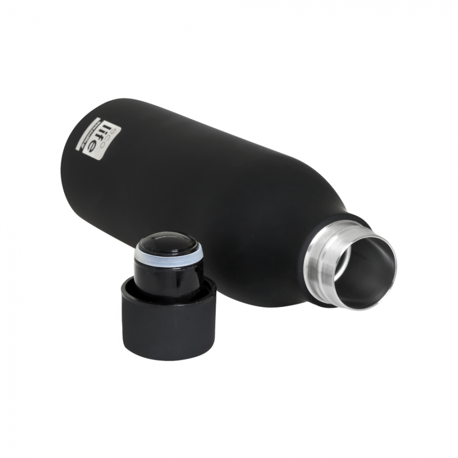 Ecolife Ανοξείδωτο Μπουκάλι Θερμός 550ml Iron Grey (33ΒΟ2357) Ecolife Ανοξείδωτο Μπουκάλι Θερμός 550ml Iron Grey (33ΒΟ2357)