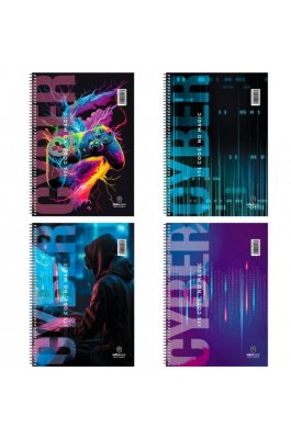 Salko Τετράδιο Σπιράλ Cyber 17x25 3 Θεμάτων 90 Φύλλων (5513) Salko Τετράδιο Σπιράλ Cyber 17x25 3 Θεμάτων 90 Φύλλων (5513)
