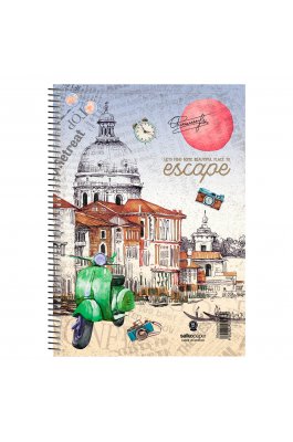 Salko Τετράδιο Σπιράλ Escape 17x25 2 Θεμάτων 60 Φύλλων (5502) Salko Τετράδιο Σπιράλ Escape 17x25 2 Θεμάτων 60 Φύλλων (5502)