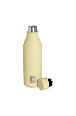 Ecolife Ανοξείδωτο Μπουκάλι Θερμός 550ml Cream (33ΒΟ2351) Ecolife Ανοξείδωτο Μπουκάλι Θερμός 550ml Cream (33ΒΟ2351)