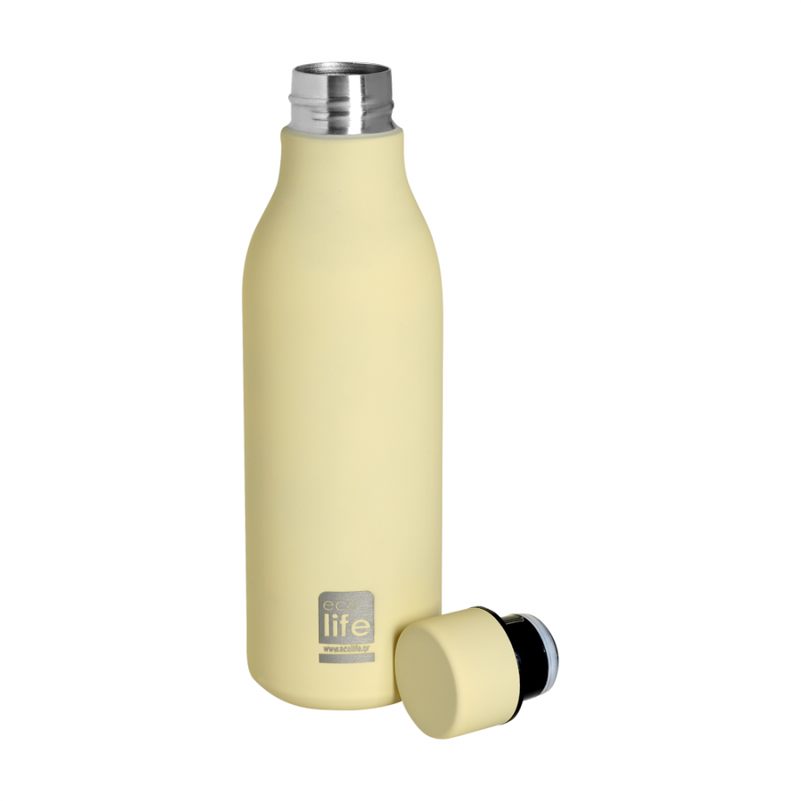 Ecolife Ανοξείδωτο Μπουκάλι Θερμός 550ml Cream (33ΒΟ2351) Ecolife Ανοξείδωτο Μπουκάλι Θερμός 550ml Cream (33ΒΟ2351)