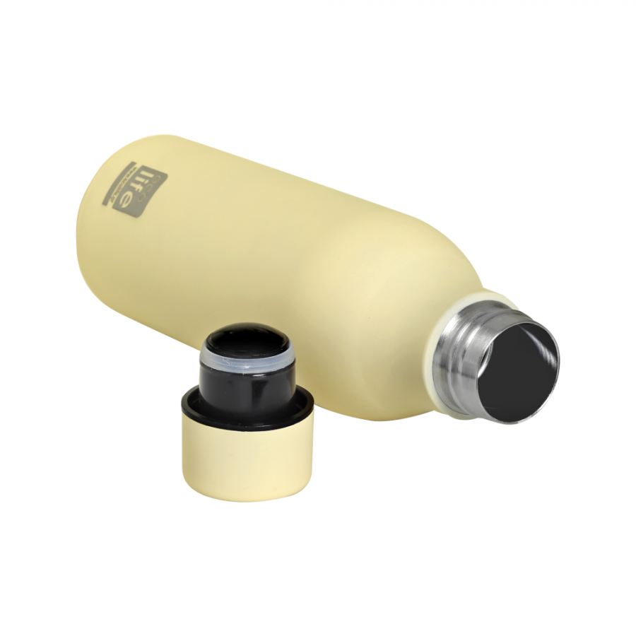 Ecolife Ανοξείδωτο Μπουκάλι Θερμός 550ml Cream (33ΒΟ2351) Ecolife Ανοξείδωτο Μπουκάλι Θερμός 550ml Cream (33ΒΟ2351)