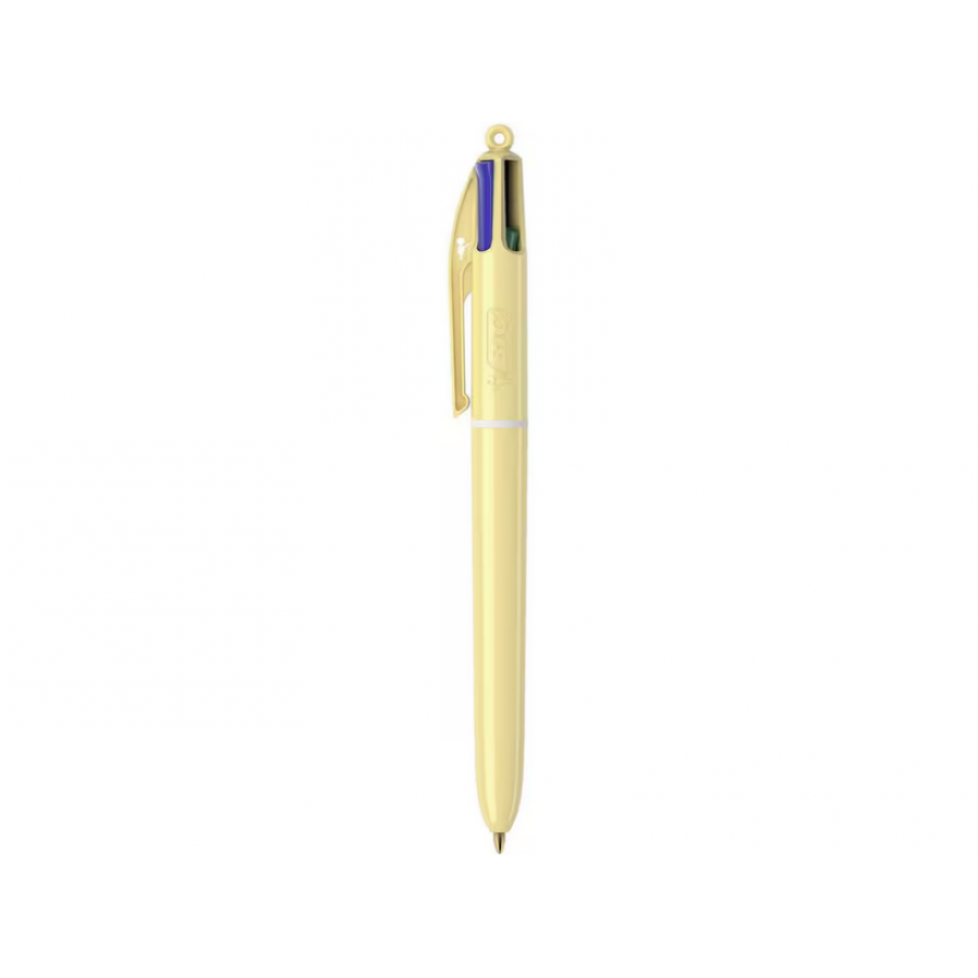 Bic Στυλό Ballpoint με Πολύχρωμο Mελάνι 4 Colours Pastel Κίτρινο Bic Στυλό Ballpoint με Πολύχρωμο Mελάνι 4 Colours Pastel Κίτρινο