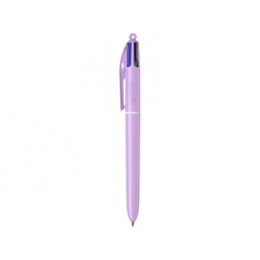Bic Στυλό Ballpoint με Πολύχρωμο Mελάνι 4 Colours Pastel Λιλά Bic Στυλό Ballpoint με Πολύχρωμο Mελάνι 4 Colours Pastel Λιλά
