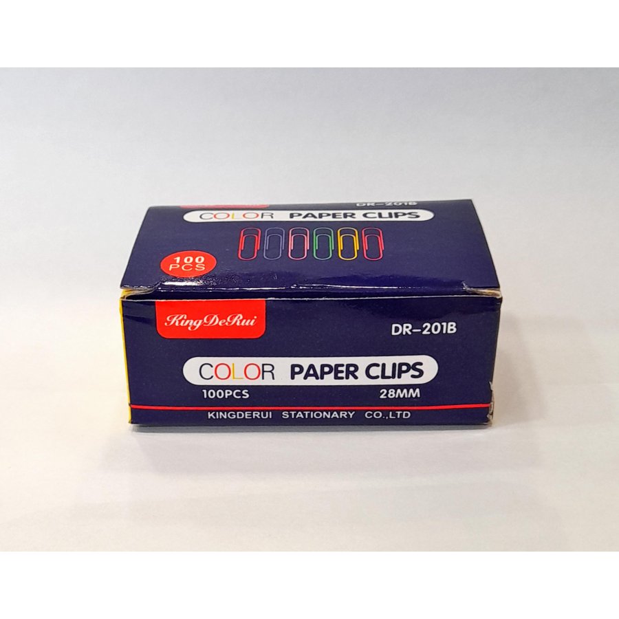 Συνδετήρες Χρωματιστοί 28mm (DR201B) Συνδετήρες Χρωματιστοί 28mm (DR201B)