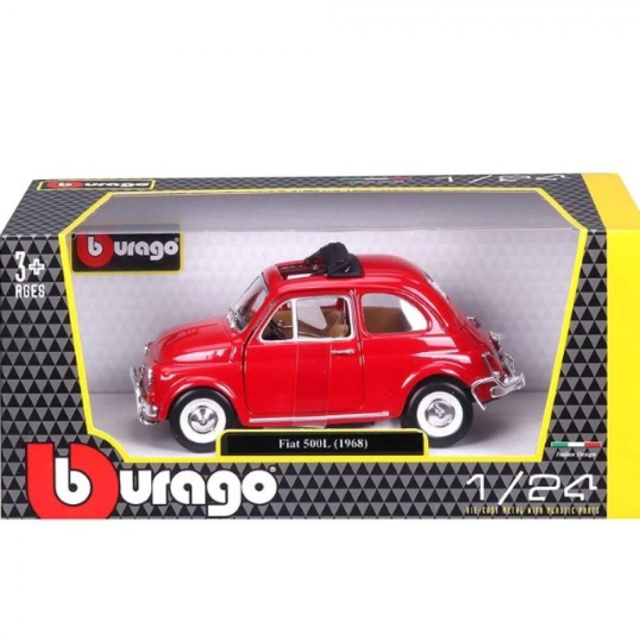 Bburago Fiat 500 L 1968 Κόκκινο 1/24 (1822099) Bburago Fiat 500 L 1968 Κόκκινο 1/24 (1822099)