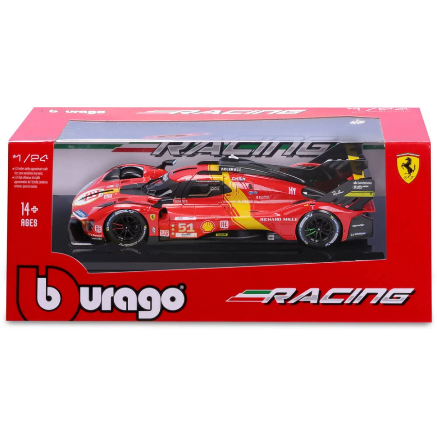 Bburago Ferrari 499P Κόκκινο 1/24 (1826309) Bburago Ferrari 499P Κόκκινο 1/24 (1826309)