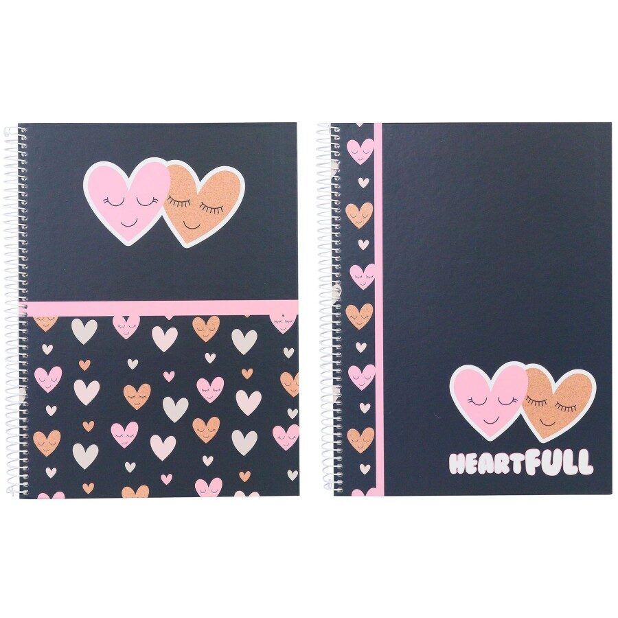 B'Log Τετράδιο Σπιράλ Hearts A4 80 Φύλλα Ancor (118285) B'Log Τετράδιο Σπιράλ Hearts A4 80 Φύλλα Ancor (118285)