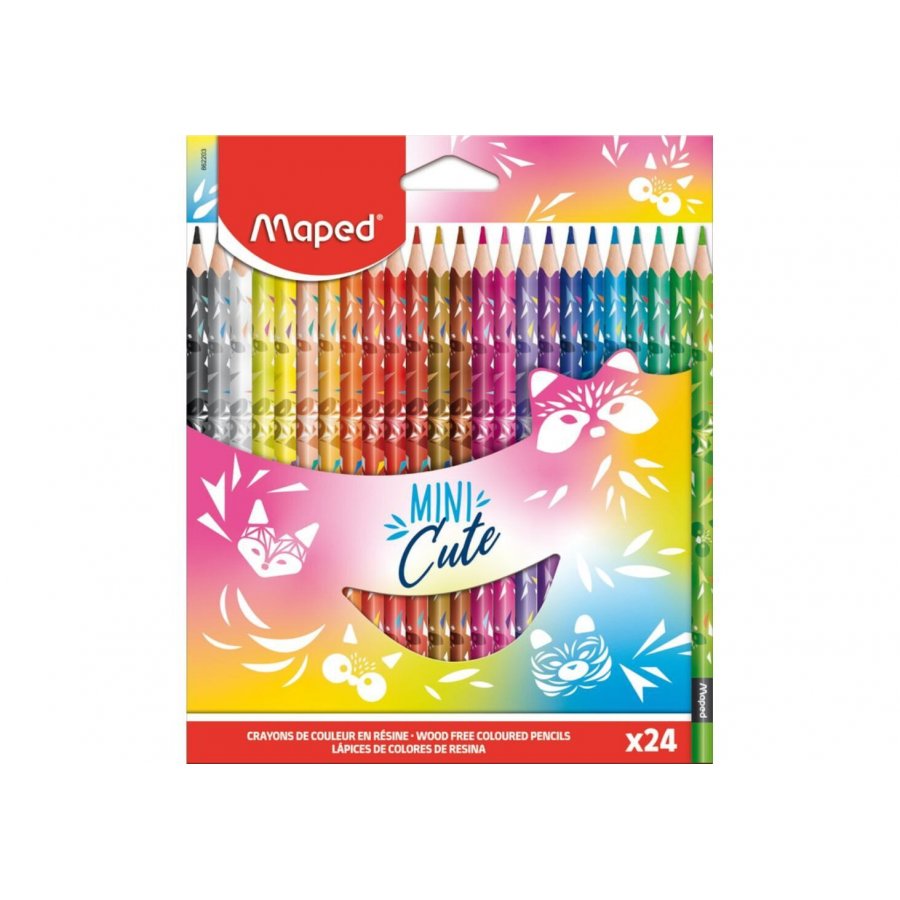 Maped Mini Cute Σετ Ξυλομπογιές Mini 24τμχ (862203) Maped Mini Cute Σετ Ξυλομπογιές Mini 24τμχ (862203)