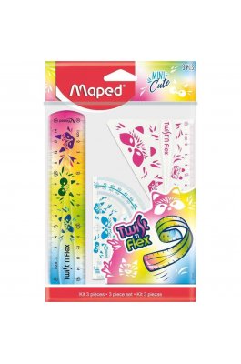 Maped Σετ 3 Γεωμετρικά Όργανα Πλαστικά Διάφανα Mini Cute Twist (SP98182800) Maped Σετ 3 Γεωμετρικά Όργανα Πλαστικά Διάφανα Mini Cute Twist (SP98182800)