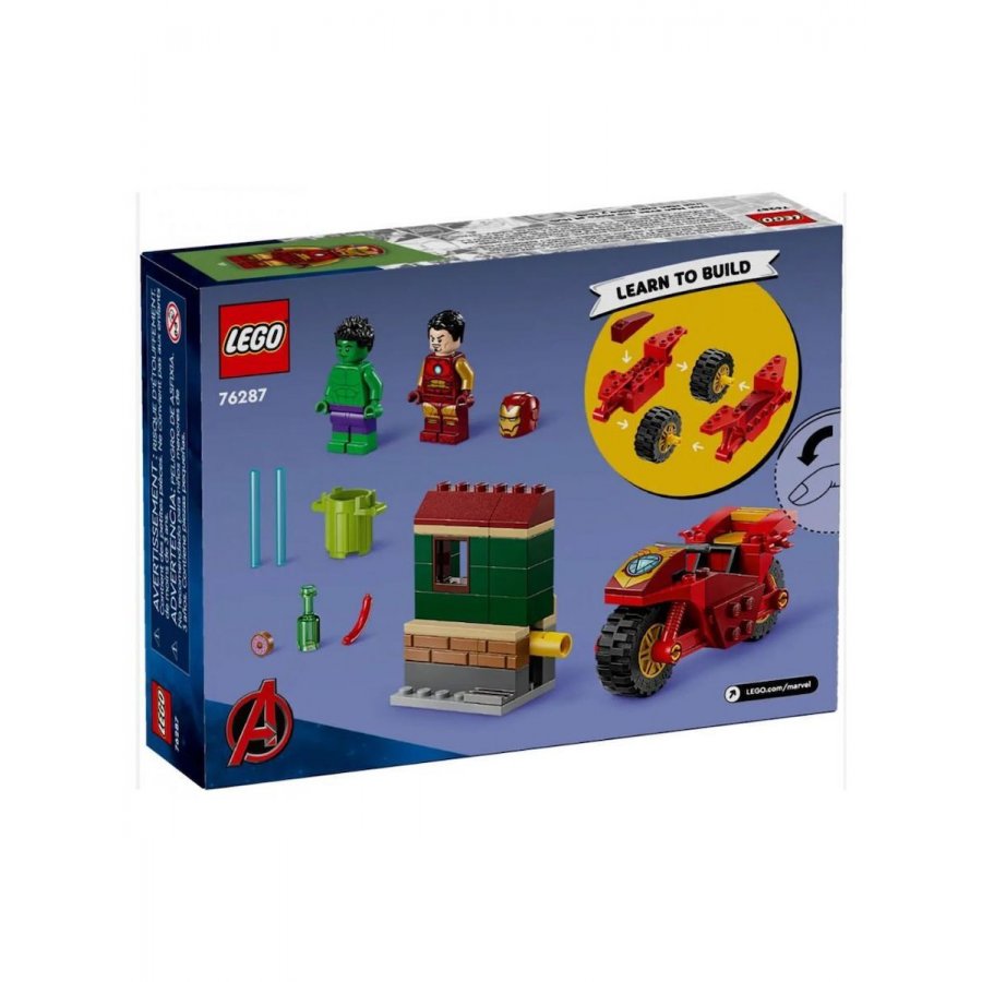 Lego Marvel Iron Man with Bike and the Hulk (76287) Lego Marvel Iron Man with Bike and the Hulk (76287)