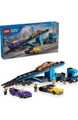 Lego City Car Transporter Truck With Sports Cars (604080)