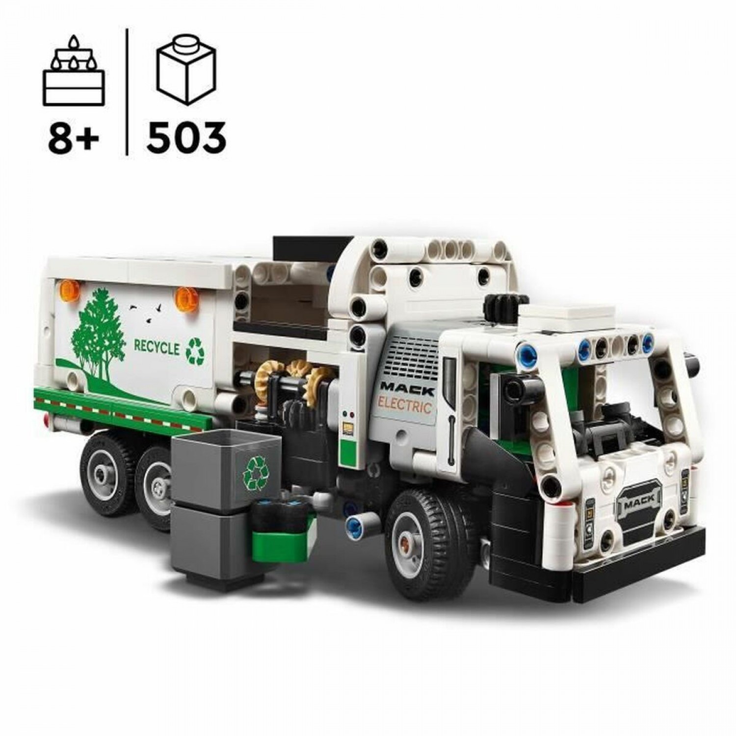 Lego Technic Mack Lr Electric Garbage Truck (42167)