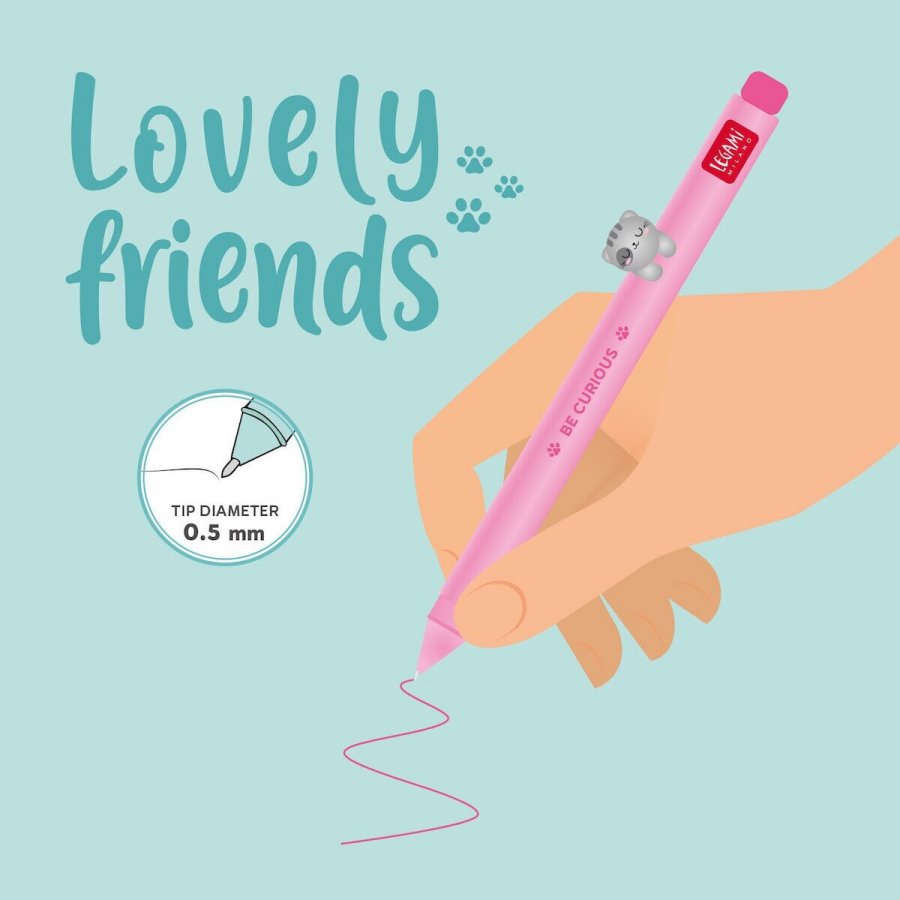 Legami Στυλό Gel Με Διακοσμητικό Ζωάκι Cat Lovely Friends (CPP0002) Legami Στυλό Gel Με Διακοσμητικό Ζωάκι Cat Lovely Friends (CPP0002)