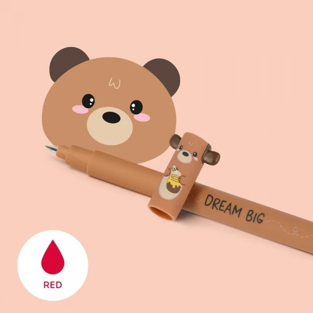 Legami Στυλό Gel Teddy Bear με Γόμα με Κόκκινο Μελάνι (EP0024) Legami Στυλό Gel Teddy Bear με Γόμα με Κόκκινο Μελάνι (EP0024)