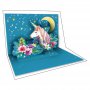 Pop Up Ευχετήρια Κάρτα Μονόκερος 12 x 17 cm (FL7221) Pop Up Ευχετήρια Κάρτα Μονόκερος 12 x 17 cm (FL7221)