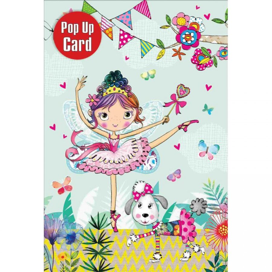 Pop Up Ευχετήρια Κάρτα Μπαλαρίνα 12 x 17 cm (FL7821) Pop Up Ευχετήρια Κάρτα Μπαλαρίνα 12 x 17 cm (FL7821)
