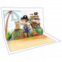 Pop Up Ευχετήρια Κάρτα Πειρατής 12 x 17 cm (FL418) Pop Up Ευχετήρια Κάρτα Πειρατής 12 x 17 cm (FL418)