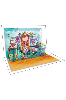 Pop Up Ευχετήρια Κάρτα Γενεθλίων Γοργόνα 12 x 17 cm (FL417) Pop Up Ευχετήρια Κάρτα Γενεθλίων Γοργόνα 12 x 17 cm (FL417)