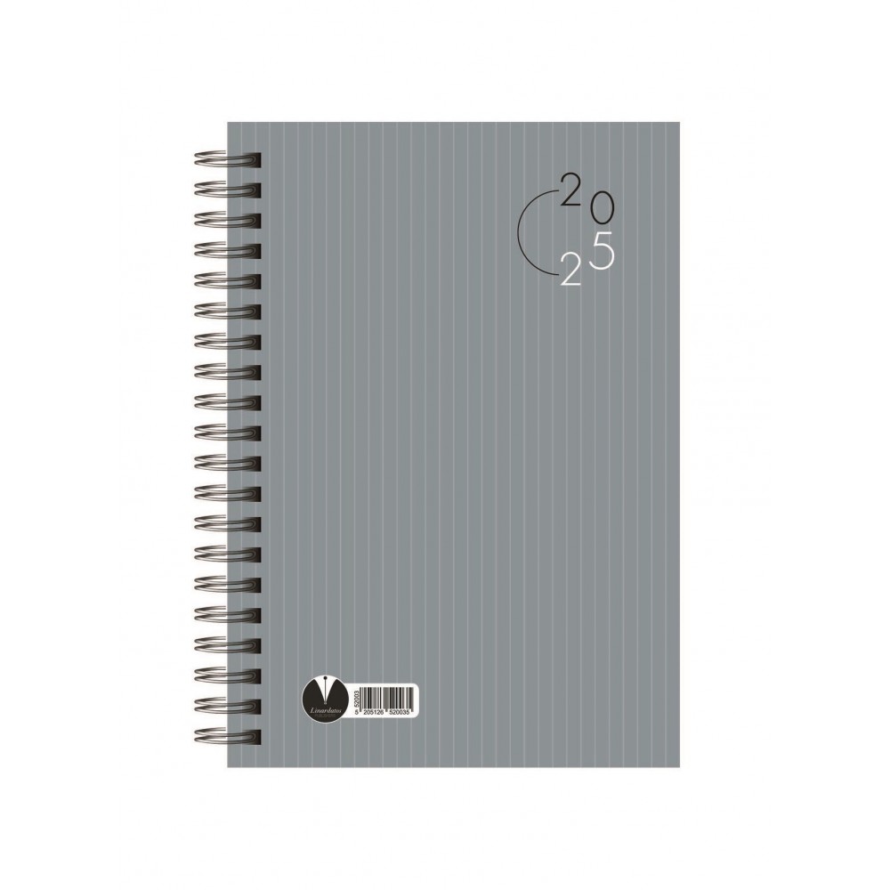 Linardatos Ημερήσιο Ημερολόγιο Σπιράλ Classic 2025 12 x 17 (52002) Linardatos Ημερήσιο Ημερολόγιο Σπιράλ Classic 2025 12 x 17 (52002)