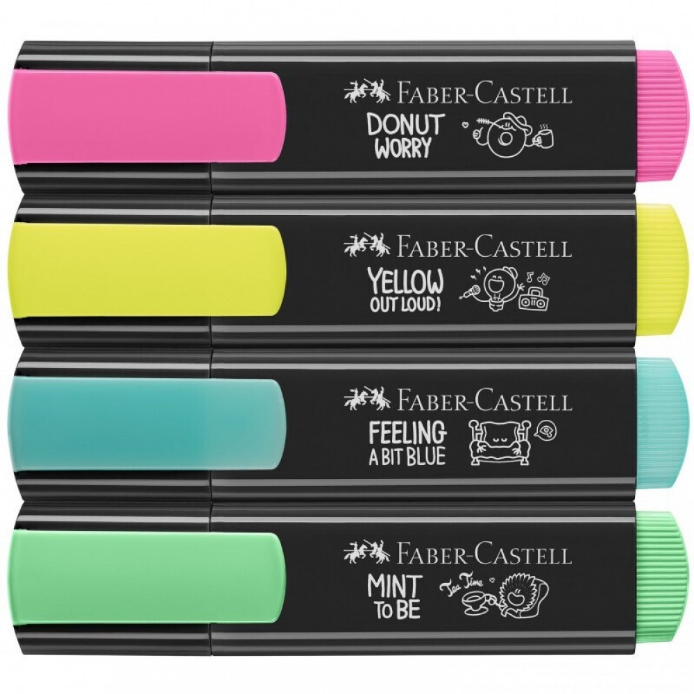 Faber- Castell Highlighters Graffiti Neon Colors Σετ 4 (254690) Faber- Castell Highlighters Graffiti Neon Colors Σετ 4 (254690)