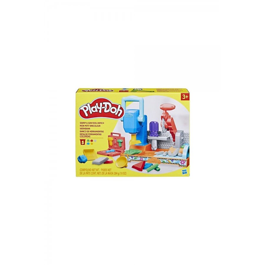 Hasbro Play-Doh Πλαστελίνη - Παιχνίδι Stamp and Saw Tool Bench (F9141) Hasbro Play-Doh Πλαστελίνη - Παιχνίδι Stamp and Saw Tool Bench (F9141)
