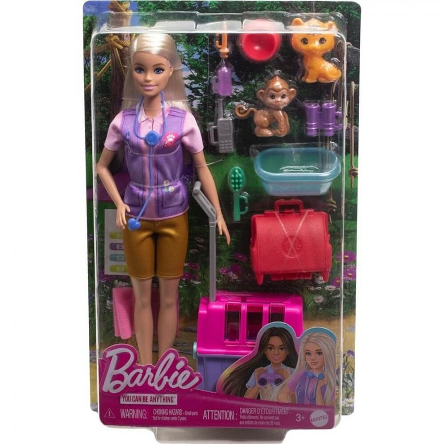 Mattel Barbie Διασώστρια Άγριων Ζώων (HRG50) Mattel Barbie Διασώστρια Άγριων Ζώων (HRG50)