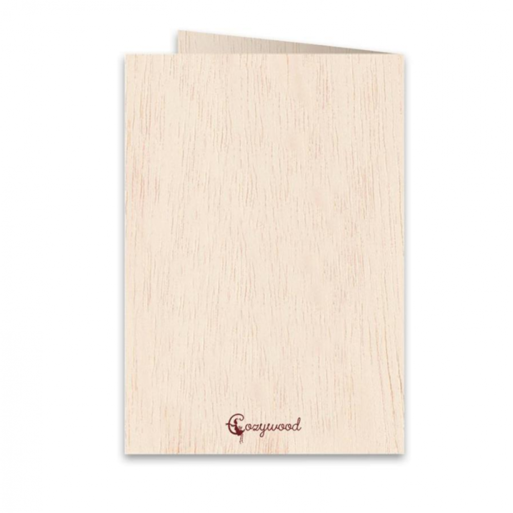 Cozywood Ξύλινη Ευχετήρια Κάρτα: Χαρούμενος Χιονάνθρωπος (ATV356) Cozywood Ξύλινη Ευχετήρια Κάρτα: Χαρούμενος Χιονάνθρωπος (ATV356)