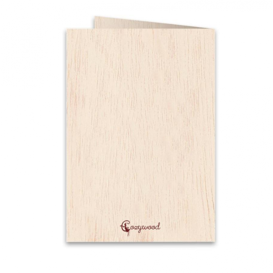 Cozywood Ξύλινη Ευχετήρια Κάρτα: Χαρούμενος Χιονάνθρωπος (ATV356) Cozywood Ξύλινη Ευχετήρια Κάρτα: Χαρούμενος Χιονάνθρωπος (ATV356)