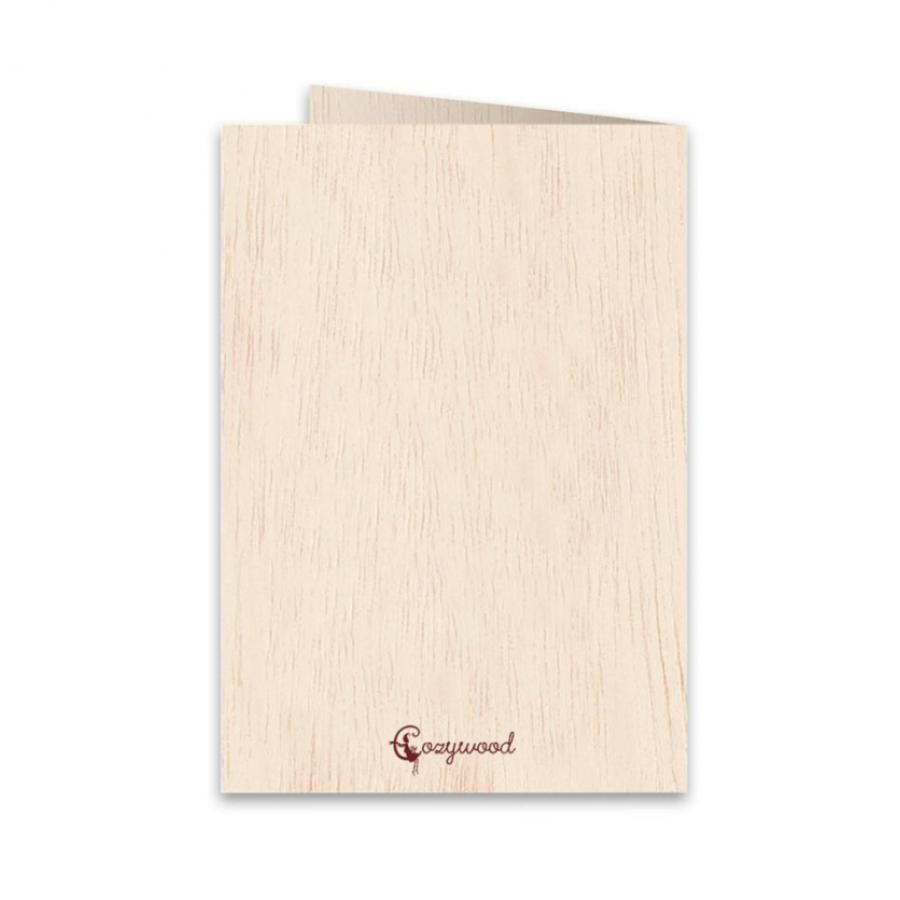 Cozywood Ξύλινη Ευχετήρια Κάρτα: Τάρανδος (ATV358) Cozywood Ξύλινη Ευχετήρια Κάρτα: Τάρανδος (ATV358)