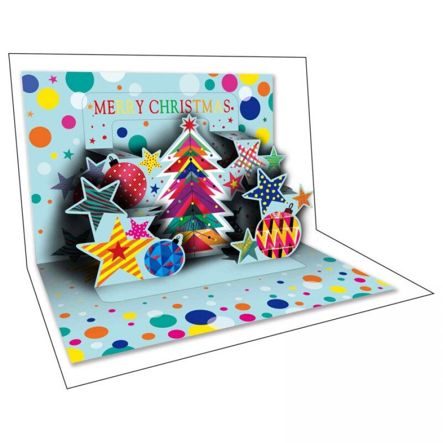 Pop Up Ευχετήρια Κάρτα Merry Christmas 12 x 17 cm (FL14102) Pop Up Ευχετήρια Κάρτα Merry Christmas 12 x 17 cm (FL14102)
