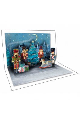 Pop Up Ευχετήρια Κάρτα Καρυοθραύστες 12 x 17 cm (FL11512) Pop Up Ευχετήρια Κάρτα Καρυοθραύστες 12 x 17 cm (FL11512)