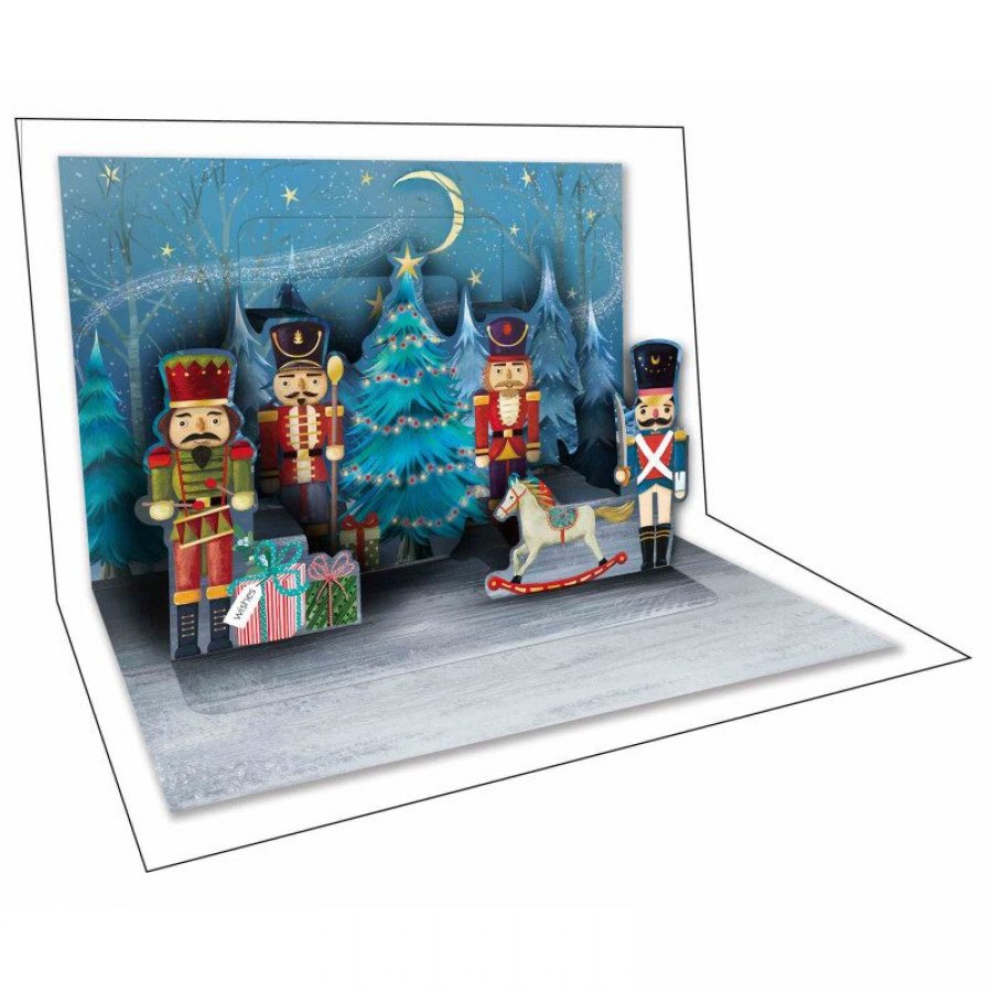 Pop Up Ευχετήρια Κάρτα Καρυοθραύστες 12 x 17 cm (FL11512) Pop Up Ευχετήρια Κάρτα Καρυοθραύστες 12 x 17 cm (FL11512)