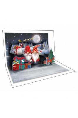 Pop Up Ευχετήρια Κάρτα Gong 12 x 17 cm (FL11502) Pop Up Ευχετήρια Κάρτα Gong 12 x 17 cm (FL11502)
