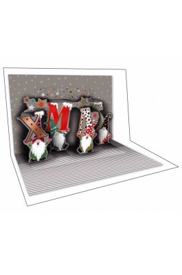 Pop Up Ευχετήρια Κάρτα Gong 12 x 17 cm (FL11501) Pop Up Ευχετήρια Κάρτα Gong 12 x 17 cm (FL11501)