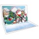 Pop Up Ευχετήρια Κάρτα Santa με Δώρα 12 x 17 cm (FL432) Pop Up Ευχετήρια Κάρτα Santa με Δώρα 12 x 17 cm (FL432)