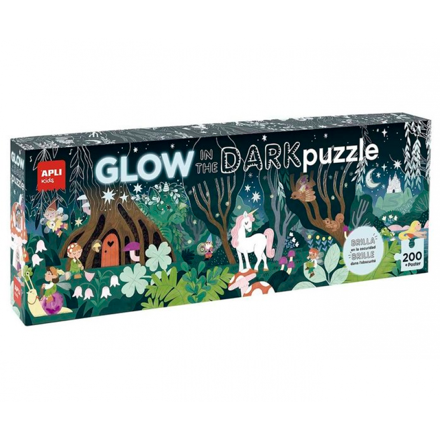 Apli Παιδικό Puzzle Glow in The Dark Magical Forest 200 Τεμάχια (19692) Apli Παιδικό Puzzle Glow in The Dark Magical Forest 200 Τεμάχια (19692)