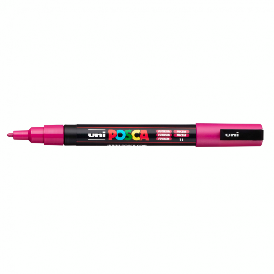 Uni-Ball Posca Ανεξίτηλος Μαρκαδόρος 0.9-1.3mm Φούξια (PC3M) Uni-Ball Posca Ανεξίτηλος Μαρκαδόρος 0.9-1.3mm Φούξια (PC3M)