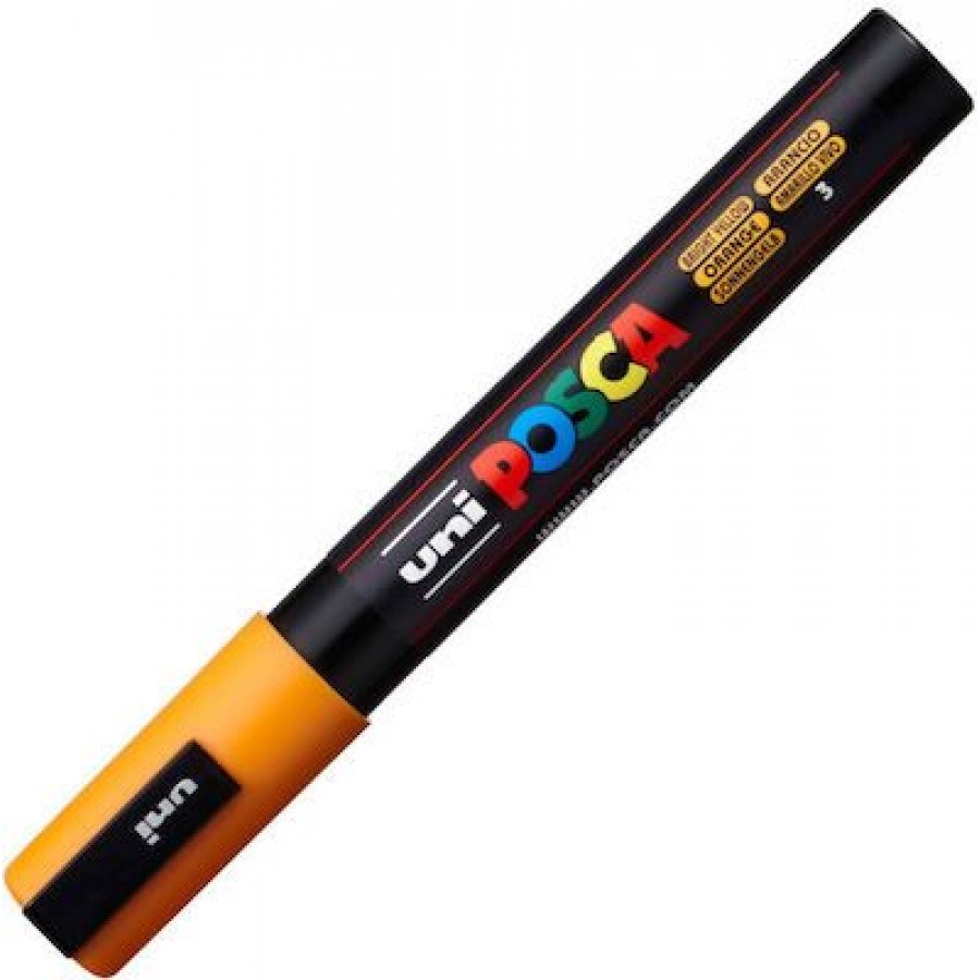 Uni-Ball Posca Ανεξίτηλος Μαρκαδόρος 1.8-2.5mm Πορτοκαλί (PC5M) Uni-Ball Posca Ανεξίτηλος Μαρκαδόρος 1.8-2.5mm Πορτοκαλί (PC5M)