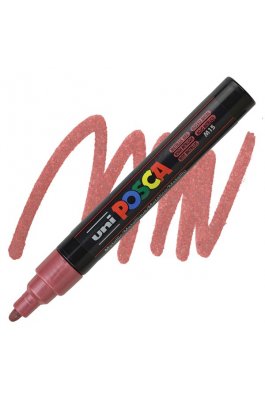 Uni-Ball Posca Ανεξίτηλος Μαρκαδόρος 1.8-2.5mm Κόκκινο Μεταλλικό (PC5M) Uni-Ball Posca Ανεξίτηλος Μαρκαδόρος 1.8-2.5mm Κόκκινο Μεταλλικό (PC5M)