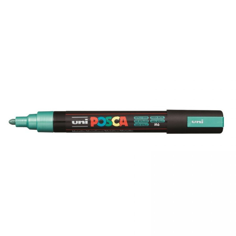 Uni-Ball Posca Ανεξίτηλος Μαρκαδόρος 1.8-2.5mm Πράσινο Μεταλλικό (PC5M) Uni-Ball Posca Ανεξίτηλος Μαρκαδόρος 1.8-2.5mm Πράσινο Μεταλλικό (PC5M)