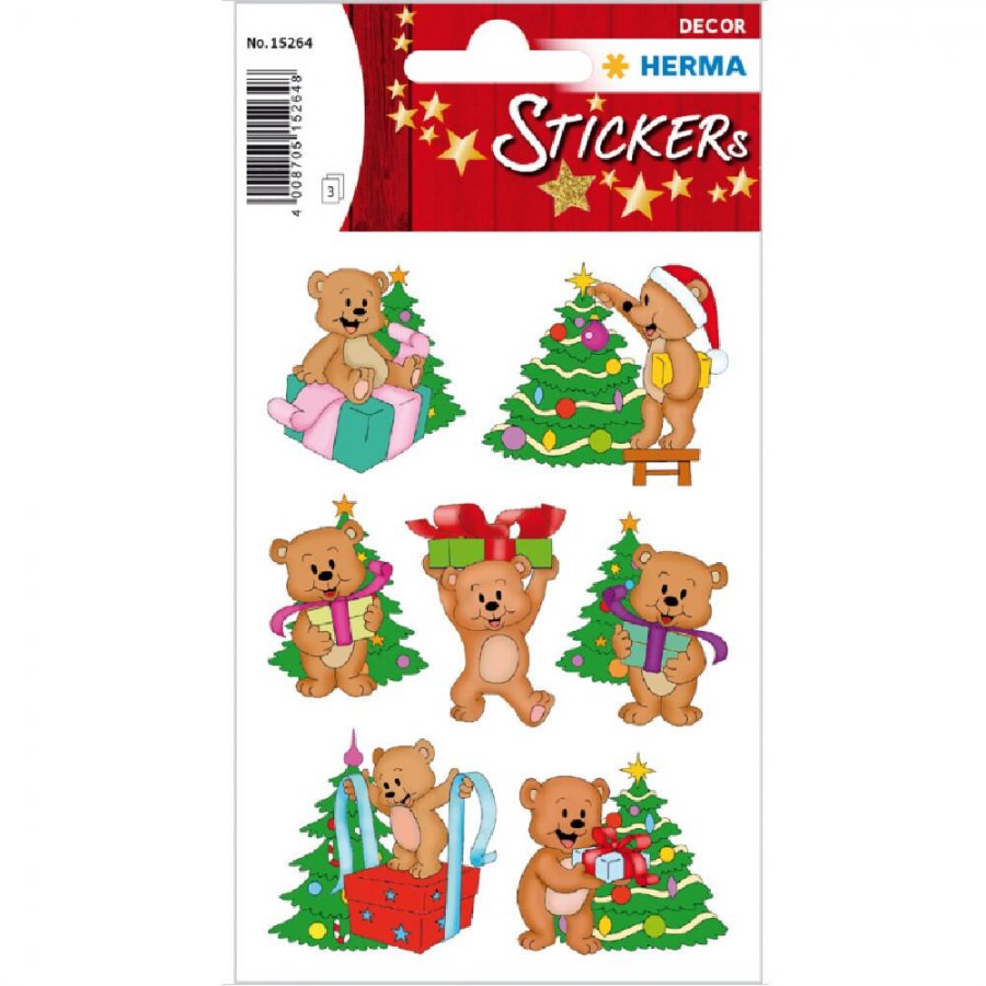 Herma Αυτοκόλλητα Decor Χριστουγέννων Christmas Bears (15264) Herma Αυτοκόλλητα Decor Χριστουγέννων Christmas Bears (15264)
