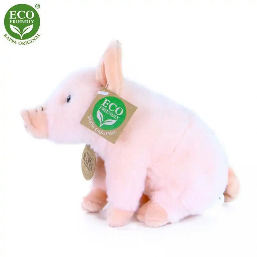 Rappa Λούτρινο Γουρουνάκι Ρόζ Καθιστό 18 εκ. Eco-Friendly (201637) Rappa Λούτρινο Γουρουνάκι Ρόζ Καθιστό 18 εκ. Eco-Friendly (201637)
