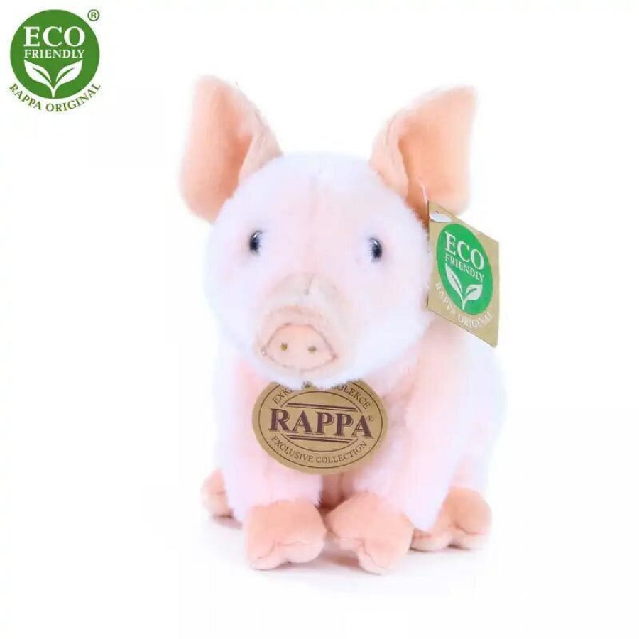Rappa Λούτρινο Γουρουνάκι Ρόζ Καθιστό 18 εκ. Eco-Friendly (201637) Rappa Λούτρινο Γουρουνάκι Ρόζ Καθιστό 18 εκ. Eco-Friendly (201637)