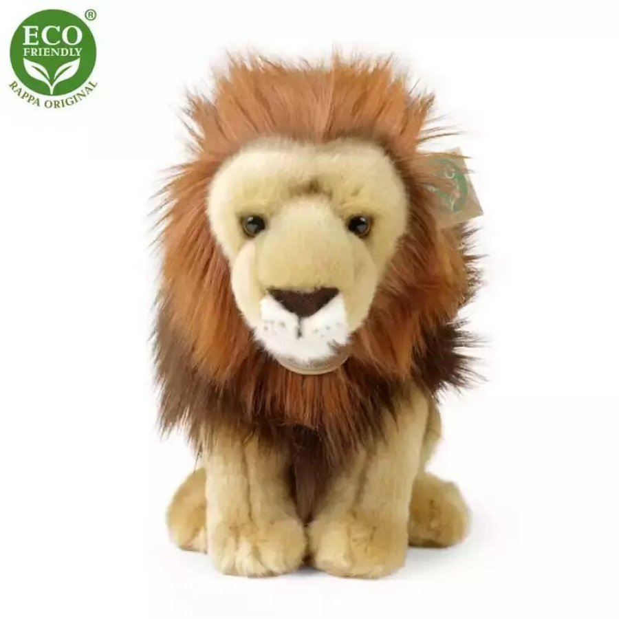 Rappa Λούτρινο Λιονταράκι Καθιστό 25 εκ. Eco-Friendly (204577) Rappa Λούτρινο Λιονταράκι Καθιστό 25 εκ. Eco-Friendly (204577)