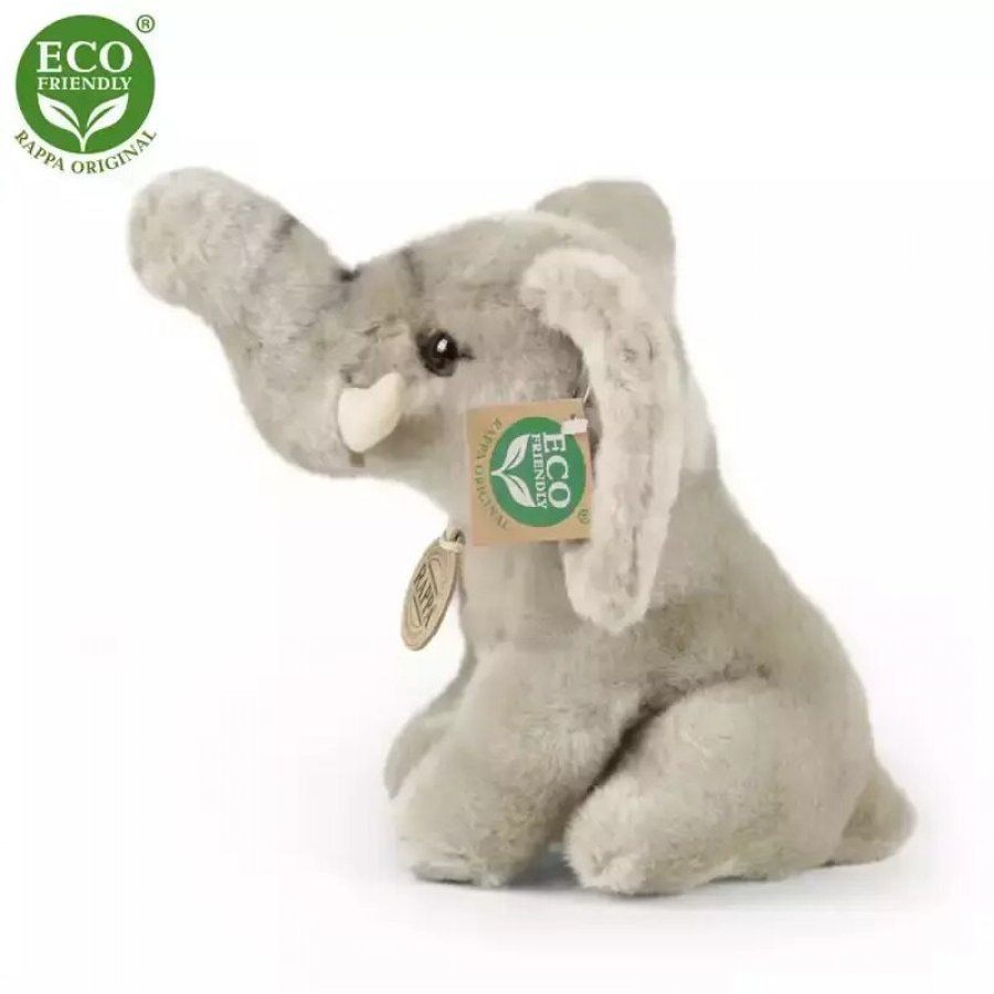 Rappa Λούτρινος Ελέφαντας Καθιστός 18 εκ. Eco-Friendly (208827) Rappa Λούτρινος Ελέφαντας Καθιστός 18 εκ. Eco-Friendly (208827)