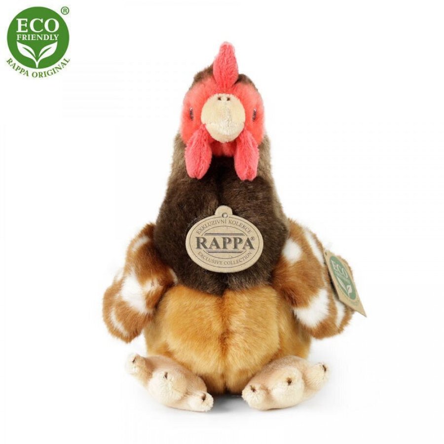 Rappa Λούτρινη Κότα Καφέ Καθιστή 18 εκ. Eco-Friendly (221185) Rappa Λούτρινη Κότα Καφέ Καθιστή 18 εκ. Eco-Friendly (221185)