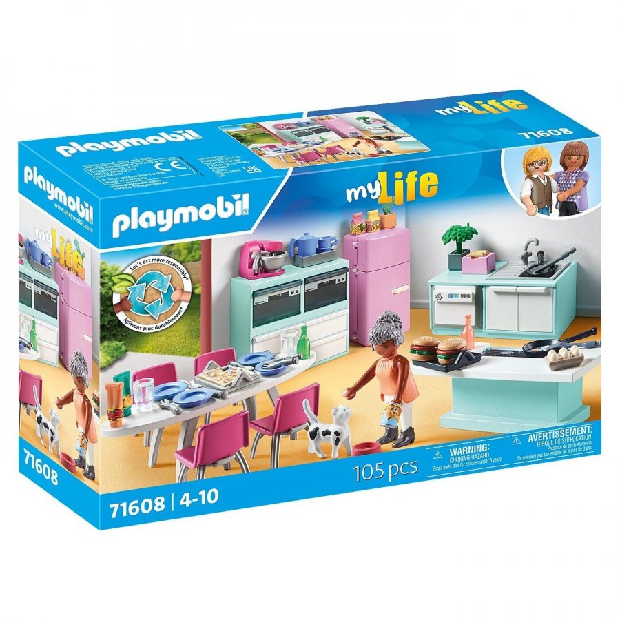 Playmobil My Life Μοντέρνα Κουζίνα Με Τραπεζαρία (71608) Playmobil My Life Μοντέρνα Κουζίνα Με Τραπεζαρία (71608)