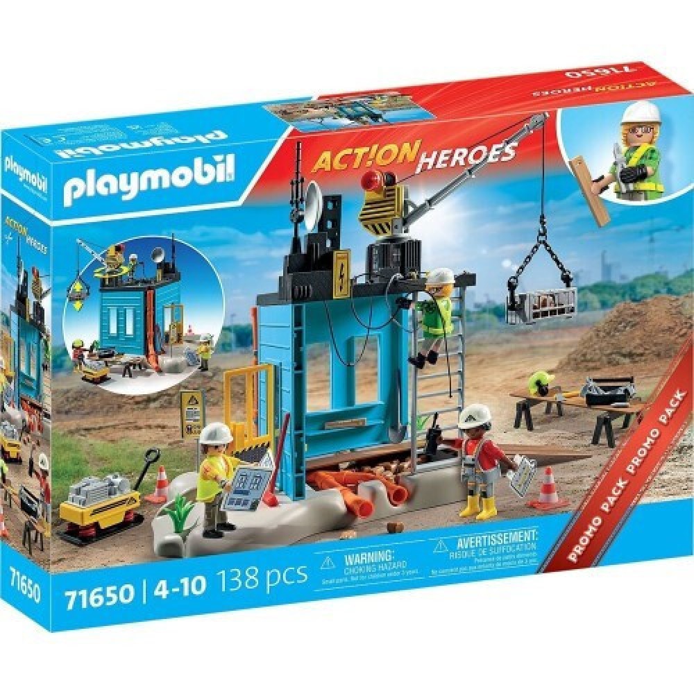 Playmobil Action Heroes Εργοτάξιο (71650) Playmobil Action Heroes Εργοτάξιο (71650)