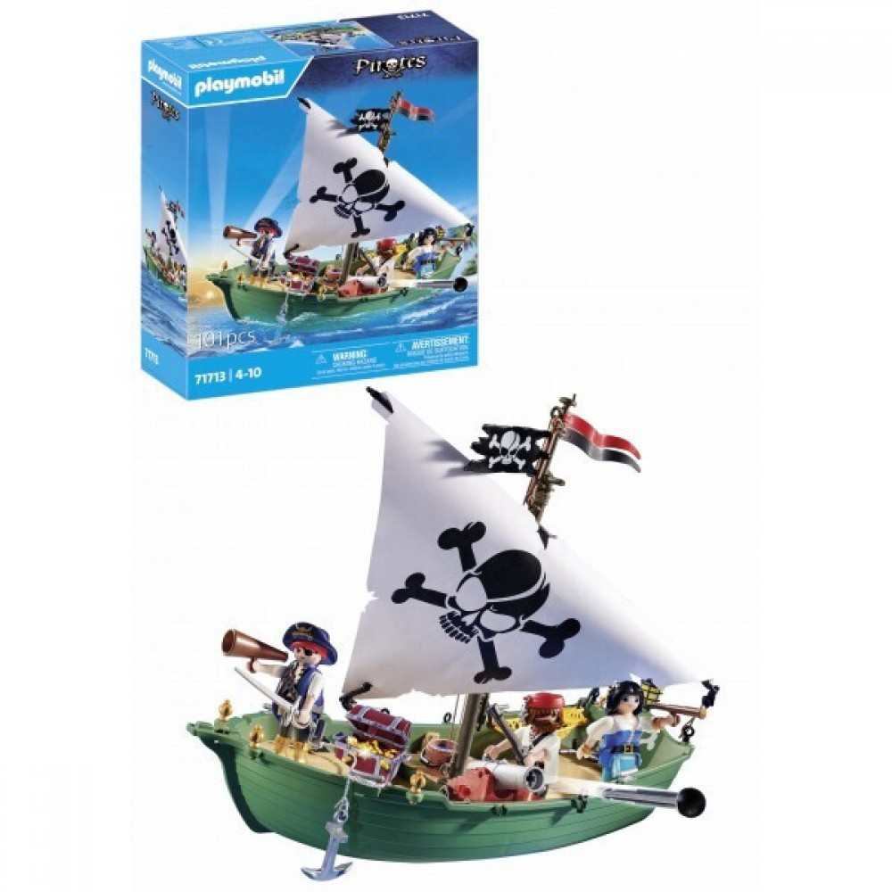 Playmobil Pirates Πειρατικό Πλοιάριο (71713) Playmobil Pirates Πειρατικό Πλοιάριο (71713)